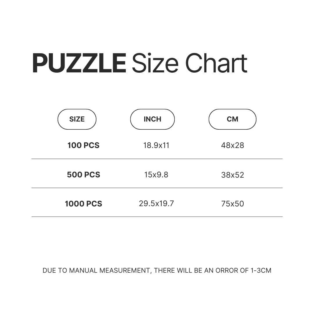 Puzzle Size Chart - Hades Store