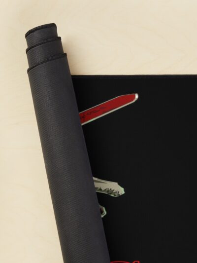 Hades Game Logo With Zagreus Mouse Pad Official Hades Merch